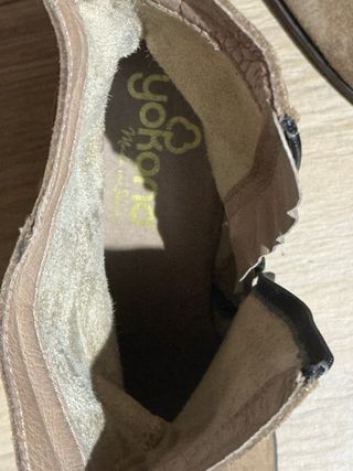 Botines camperos piel moka