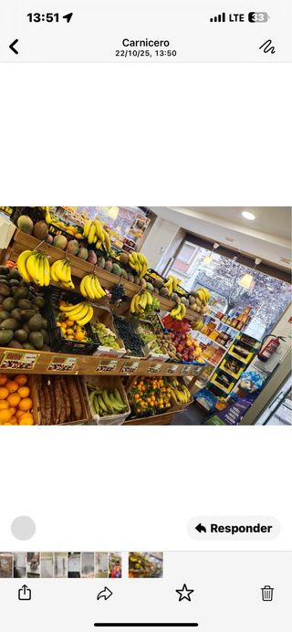 Se traspasa local carniceria fruteria