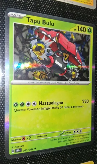 Carte Pokémon Tadbulb, Tapu Fini, Lele, Koko, Bulu