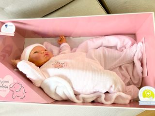 Muñeca Antonio Juan Reborn Berta Rosa 52cm