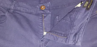 Pantalón Massimo Dutti Azul T.42 Skinny Fit