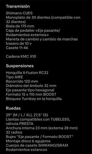 Bicicleta Rockrider 29 MTB(L)