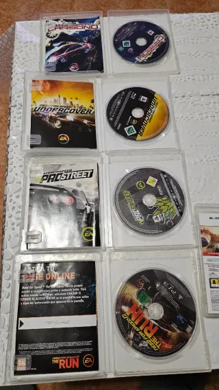 Colección 9 juegos Need for Speed PS3