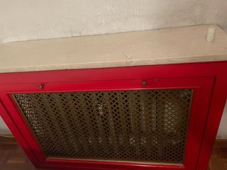 Dormitorio juvenil vintage rojo