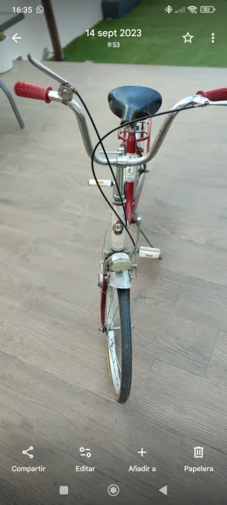 Bicicleta Vintage Roja