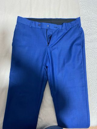 Traje de chaqueta azul