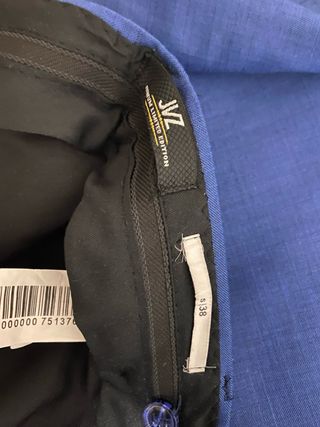 Traje de chaqueta azul