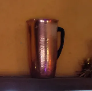 Jarra de aluminio estilo años 60