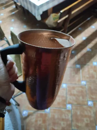 Jarra de aluminio estilo años 60