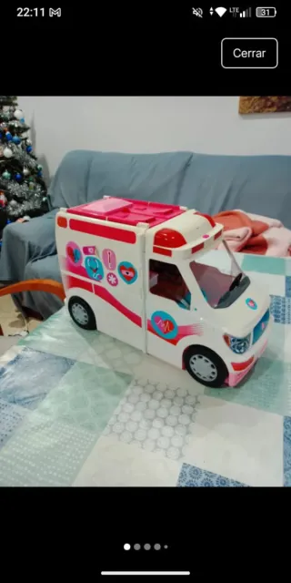 Ambulancia de juguete Barbie