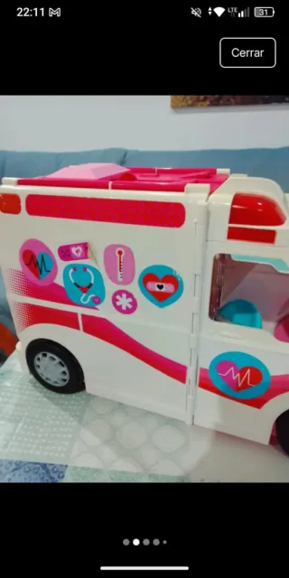 Ambulancia de juguete Barbie