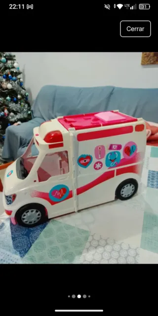 Ambulancia de juguete Barbie