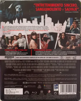 Saga Scream 5 peliculas Steelbook 4K Bluray nuevas