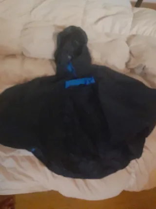 Chubasquero Decathlon Talla Única Negro