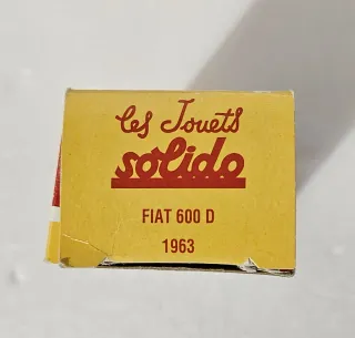 Modellino Fiat 600 D 1963
