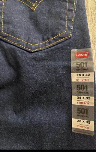 Levi's Mujer Talla S/36/8 Azul Nuevo con Etiquetas