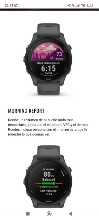 Reloj Garmin Forerunner 255 GPS