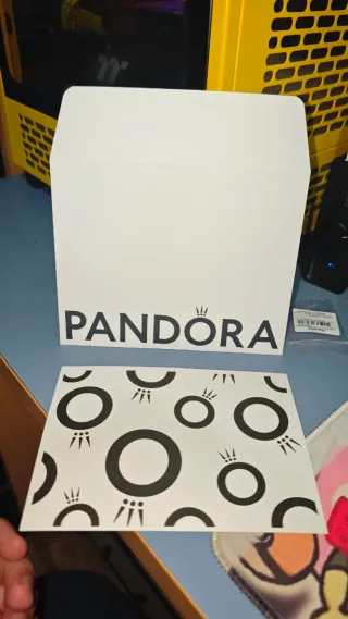 Charm Pandora Lazo Rosa