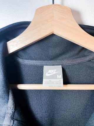 Nike Track Jacket Vintage Sleeve Black Orange Tape