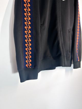 Nike Track Jacket Vintage Sleeve Black Orange Tape