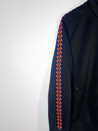 Nike Track Jacket Vintage Sleeve Black Orange Tape
