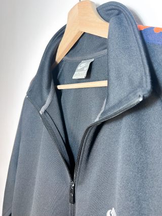 Nike Track Jacket Vintage Sleeve Black Orange Tape