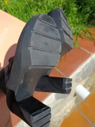 Botines BOSANOVA Negros Tacon Plataforma