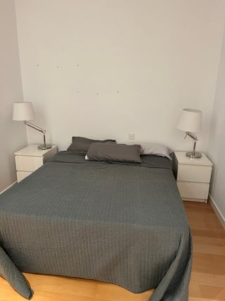 2 Comodini Notte Ikea MALM 2 Cassetti Bianchi