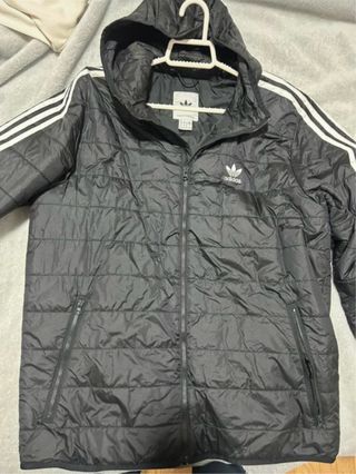 Chaqueta plumas adidas negro