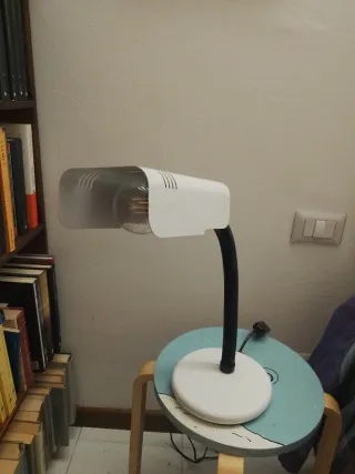 Lampada vintage Targetti bianca