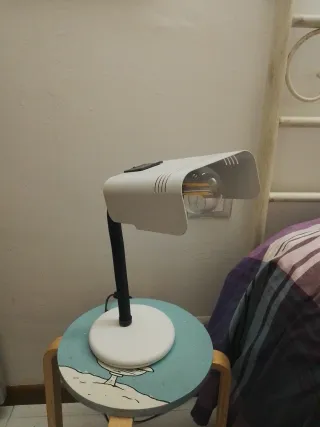 Lampada vintage Targetti bianca