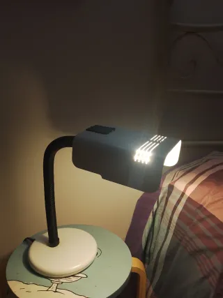 Lampada vintage Targetti bianca