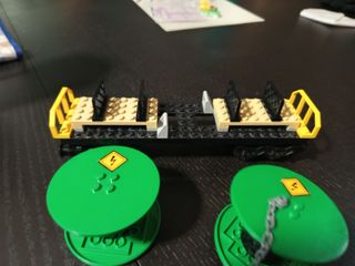 Lego Tren Vagón Porta Bobinas 60052