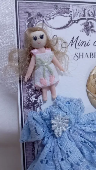 Set miniatura 1:12 casa muñecas, bambolina