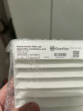 Filtro SIBER DF EVO CleanFilter