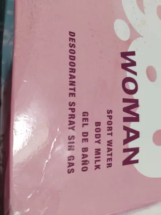 Set 9.60 Woman Desodorante, Body Milk y Gel Baño