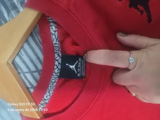 Sudadera Jordan Roja
