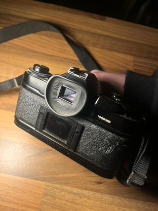 Cámara Analógica Canon A-1 Negra