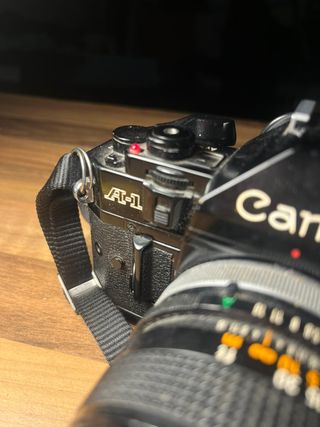 Cámara Analógica Canon A-1 Negra