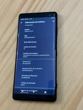 Sony Xperia XZ3 64 GB LTE Nero