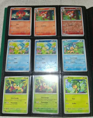 Carte Pokémon Pansear, Panpour, Simisear, Pansage