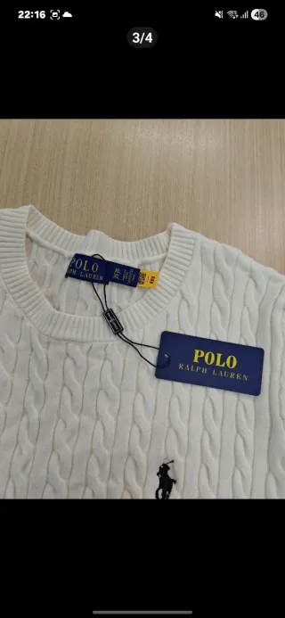 Jersey tipo Ralph Blanco Trenzado