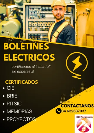 Boletines Eléctricos Certificados