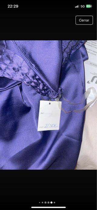 Vestido morado Twins