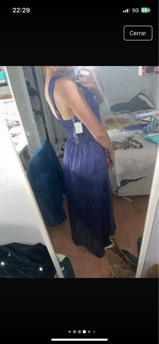 Vestido morado Twins