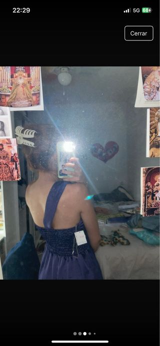 Vestido morado Twins