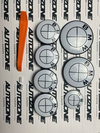 Pack emblemas BMW Full White para BMW M4 F83