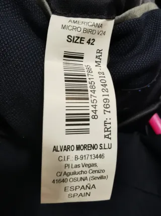 Chaqueta Álvaro Moreno Azul