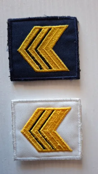 Patch militari con grado secondo capo Np
