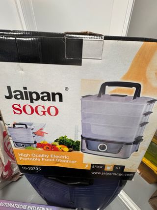 Vaporera Eléctrica Jaipan SOGO 9L